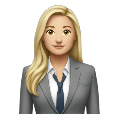 Lindsey Horan wearing grey suit  sticker
