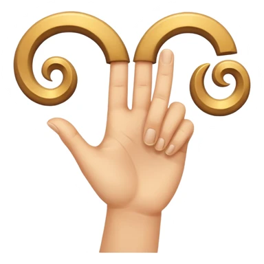 Triskelion hand signal sticker