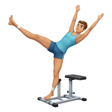 guy leg-side-raise-hip-abduction exercise sticker