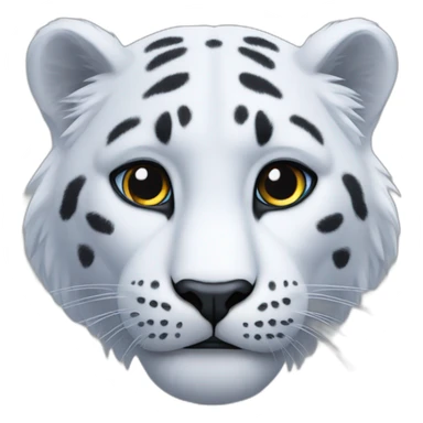 Panthère des neiges sticker