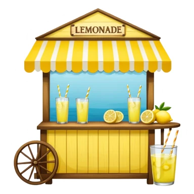 fancy lemonade stall sticker