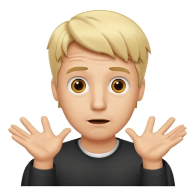 many german guy shrug suprised sticker