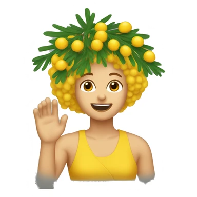 mimosa  sticker