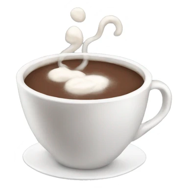 hot cocoa cup sticker