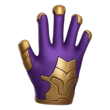  glove Thanos sticker
