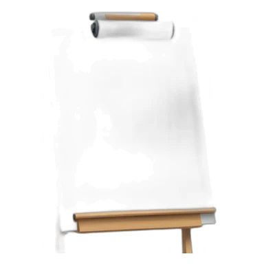 marker board Flipchart without face sticker