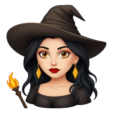 Bruja sexy de piel blanca  sticker