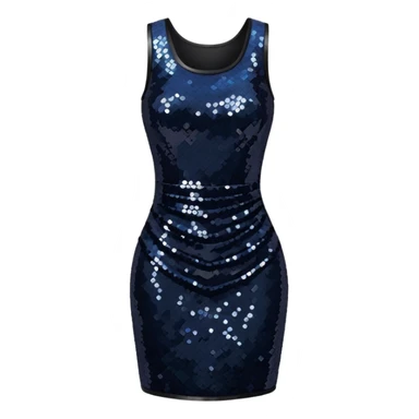 sequin dress sticker