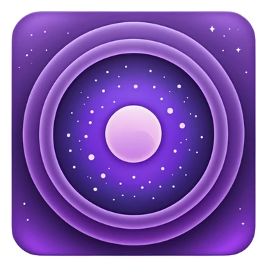 lunar cicles purple sticker