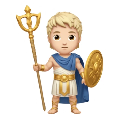 Mini greek god sticker