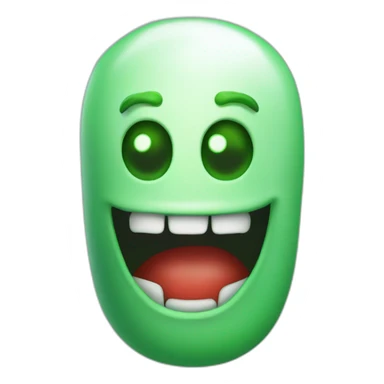 green ghost as ghost busters sticker