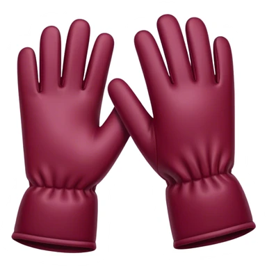 burgundy gloves sticker