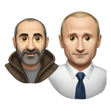 Pashinyan and putin sticker