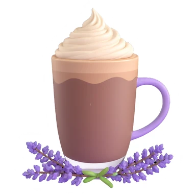 lavender mocha, cute and inviting sticker