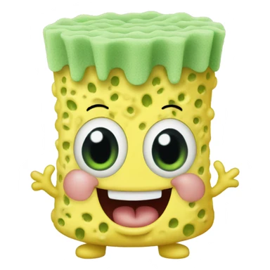 cute baby sponge bob sticker