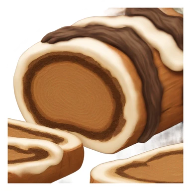 Yuletide log sticker