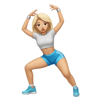 girl twerk sticker