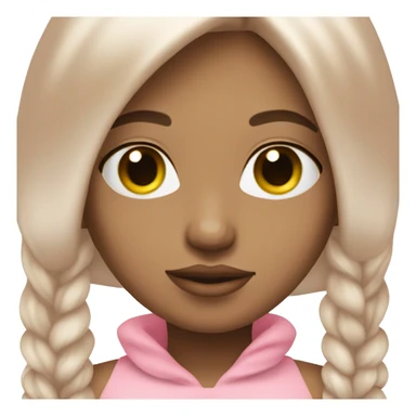 Coquette girl light pink sticker