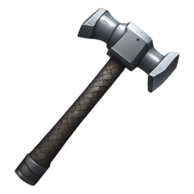 cyber punk style hammer sticker