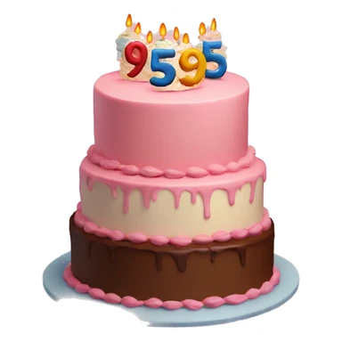 Cake for 95th Birthday  sticker
