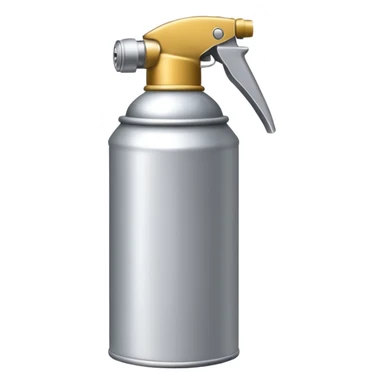 Spray can spraying  sticker