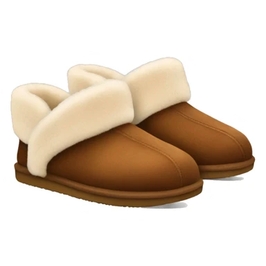 Ugg slippers brown sticker