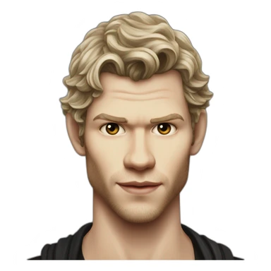 Klaus mikaelson Joseph morgan realistic detailed sticker