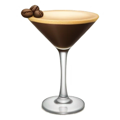 Espresso martini but on an island being drank sticker