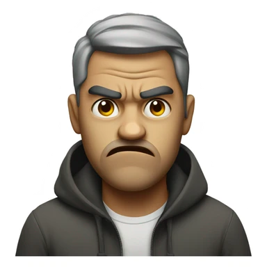 Pissed off person sticker