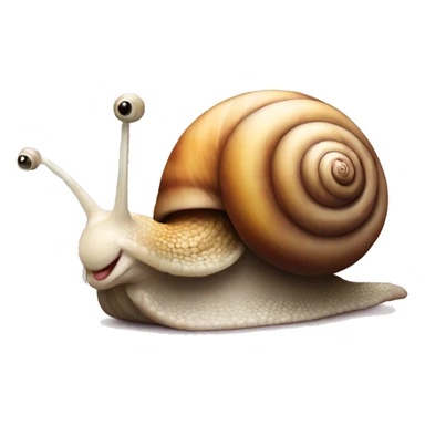 a snail that expresses love sticker