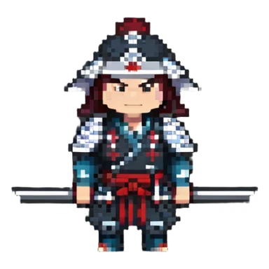 samurai warrior sticker