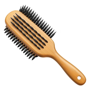 Hair brush sticker