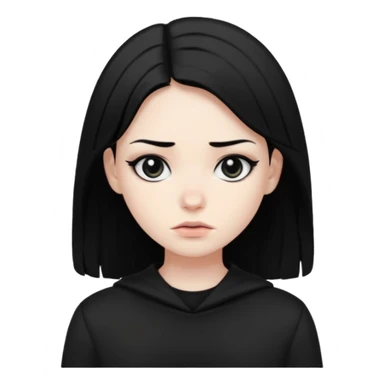 Emo qui four un noir sticker