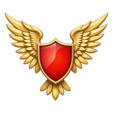 six wing seraphim red emblem sticker