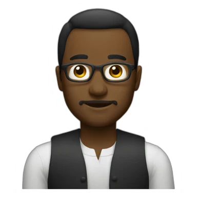 Instituteur black sticker