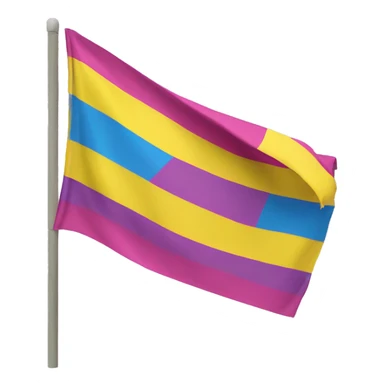 Pansexual flag sticker