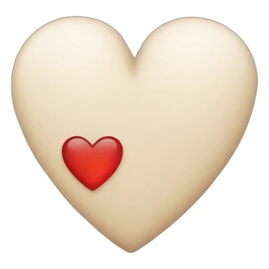 Inside heart  letter a sticker