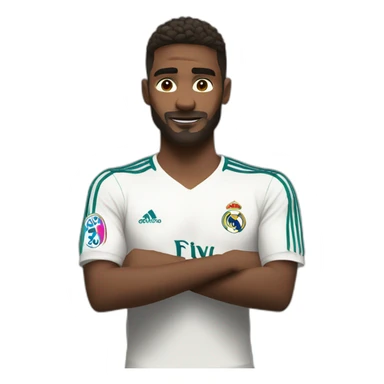 real madrid player shrug sticker
