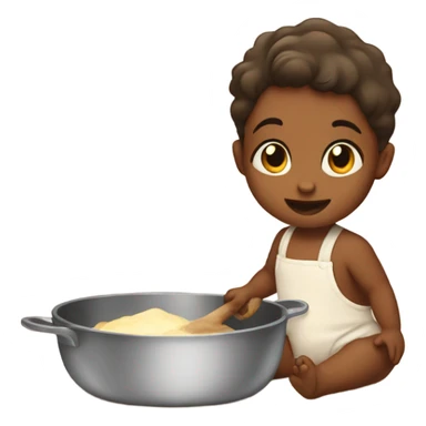 Baby baking  sticker