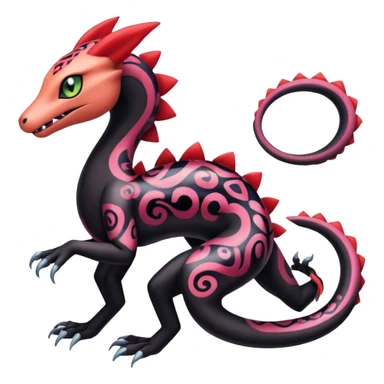 Meloetta-Salandit-Salazzle-Pokémon-Fakémon-fusion-hybrid-creature sticker