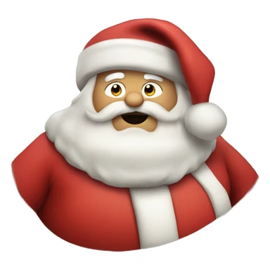 Fat santa sticker
