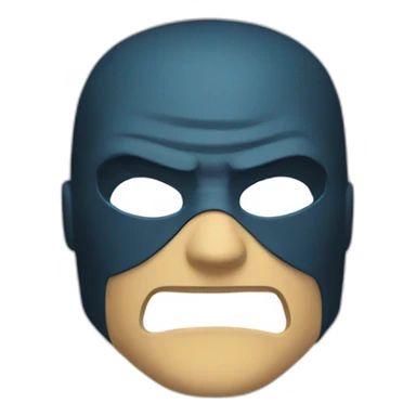 Superhero mask hd quality  sticker