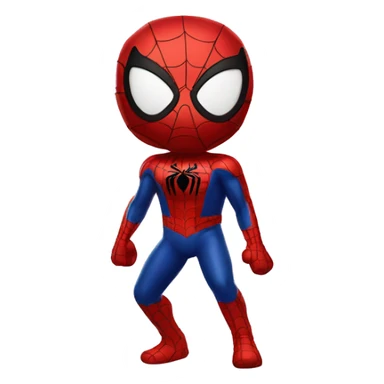 Spider-Man with hello kitty  sticker