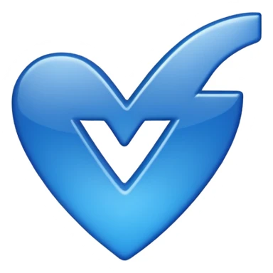 Blue verify logo same as facebook one sticker