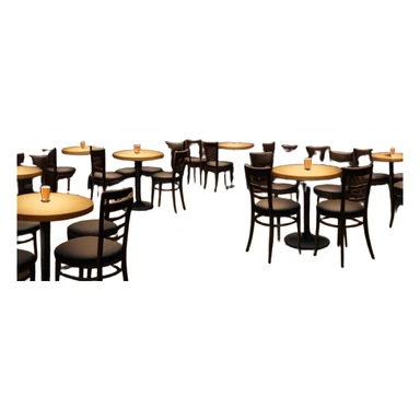 jazz club interior, spotlight on stage, musical notes, audience at tables sticker