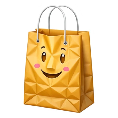 empty shoping bag sticker