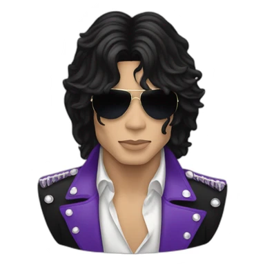 michael jackson et prince sticker