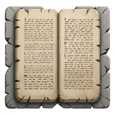 Hand-carved tablets evolving into printed manuscripts sticker