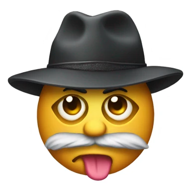 rock with a hat sticker