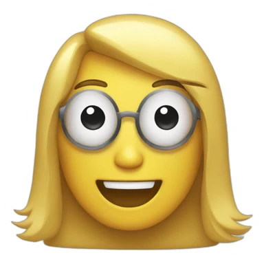 Smile emoji hedphone sticker